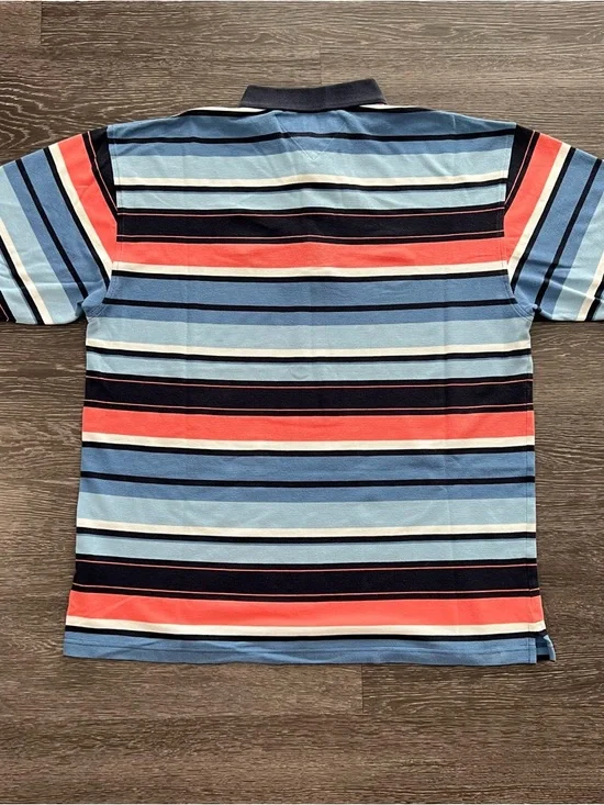 Vintage Tommy Hilfiger Golf 2002 U.S. Open Bethpage Black Striped Polo - Picture 8 of 10